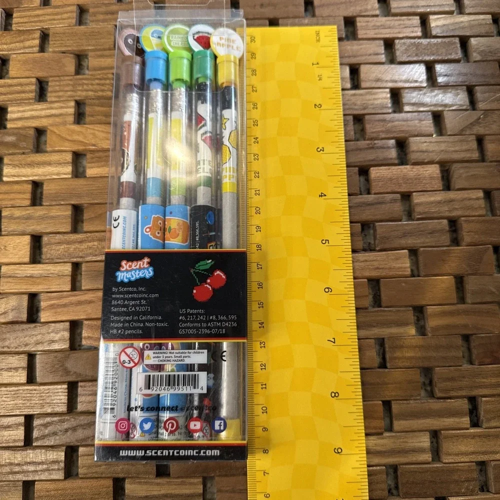 Smencils 5-Pack of HB #2 Scented Pencils